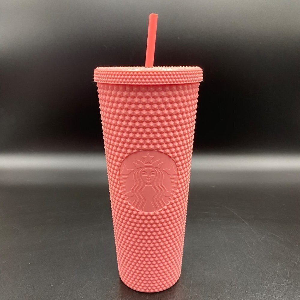 Starbucks Pink Matte Studded 24oz Tumbler